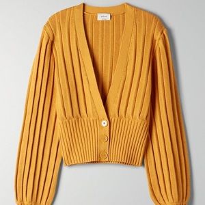 Wilfred Plunge Front Cardigan